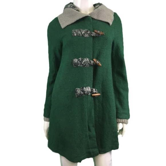 NWT Mystree Green Hooded Jacket - Picture 2 of 7